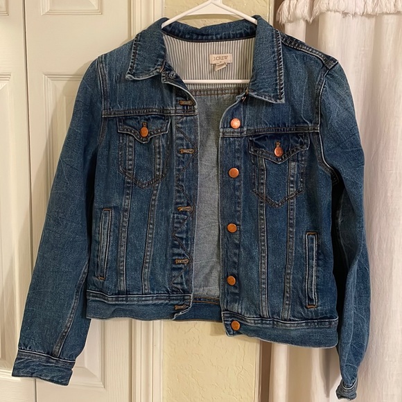 JCREW JEAN JACKET - Picture 1 of 6